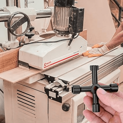 Clé Douille - KeyWrenchCross™ - Carré Noir - Autobricoler