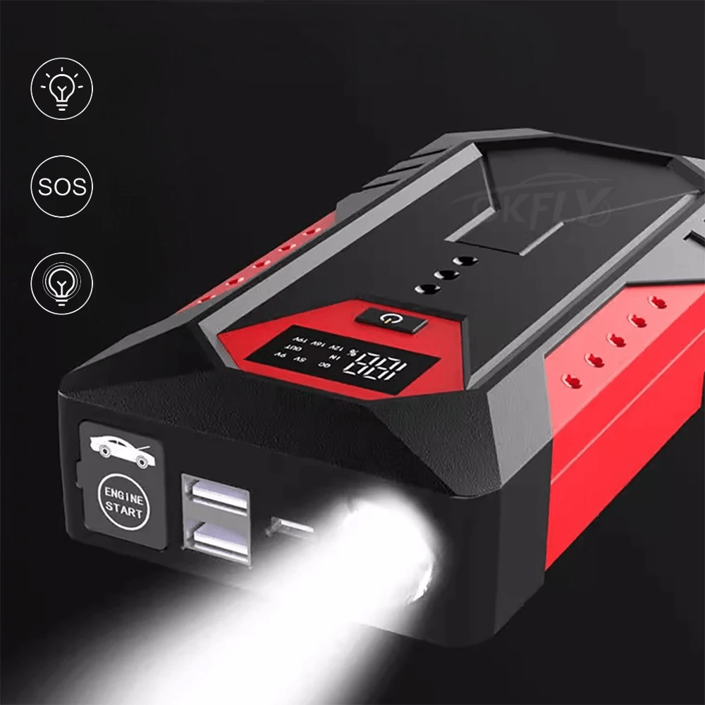 Démarreur Voiture - CarJumpStarter™ - Noir - Autobricoler
