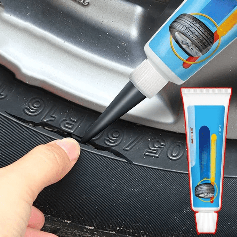 Réparation Pneu Crevé - TyreGlueLiquid™ - Bleu - Autobricoler