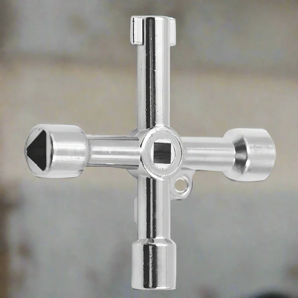Clé Douille - KeyWrenchCross™ - Carré d'argent - Autobricoler